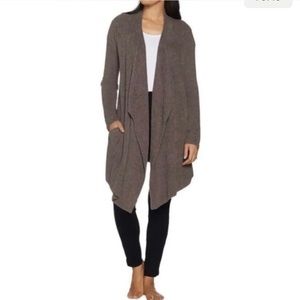 NWT Barefoot Dreams new still in plastic  Wrap Cardigan in Brown Size US S/M